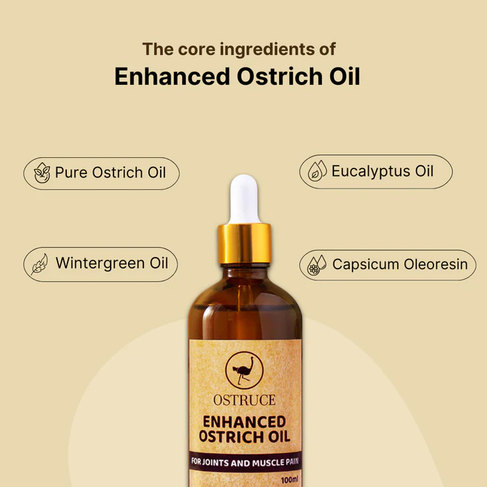 ENHANCED OSTRICH OIL BEST OILS FOR PAIN RELIEF (30 ML)